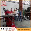 elliptical tank head flanging machine